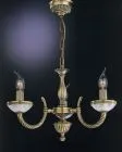 4650 Series, żyrandol rustykalny, L.4650/3, Reccagni Angelo