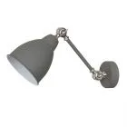 Sonny, industrialny kinkiet, szary, E27, MB-HN5010-1-GR