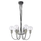 Gianni, nowoczesna lampa wisząca, w kolorze antycznego brązu, E14, MD16096-6B