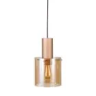 Javier, nowoczesna lampa wisząca, w kolorze antycznego brązu, E27, MD17076-1A