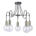 Gianni, nowoczesna lampa wisząca w kolorze antycznego brązu, E14, MX16096-5A