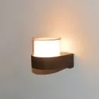 Marti, kinkiet ścienny, zewnętrzny, czarny, z tubowym kloszem, OWL-4626-4K, LED, 4000K