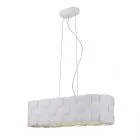 Elisa, nowoczesna lampa wisząca, biała, E27, P0317-04N-S8A1