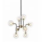 Riano, nowoczesna lampa wisząca, przezroczysta, G9, P0454-08C-SDGF