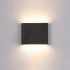 Romano, nowoczesny kinkiet zewnętrzny, czarny, LED, 3000K, PL-206B