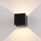 Sorento, nowoczesny kinkiet zewnętrzny, czarny, LED, 3000K, PL-208B