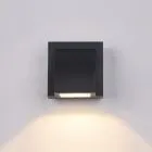 Edgar, nowoczesny kinkiet zewnętrzny, czarny, LED, 3000K, PL-436B