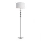 Rea, klasyczna lampa stojąca, podłogowa, biała, E27, RLL93163-1W